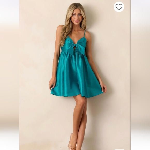 Aakaa NWTs Lifetime Celebrations Teal Dress - Picture 1 of 6